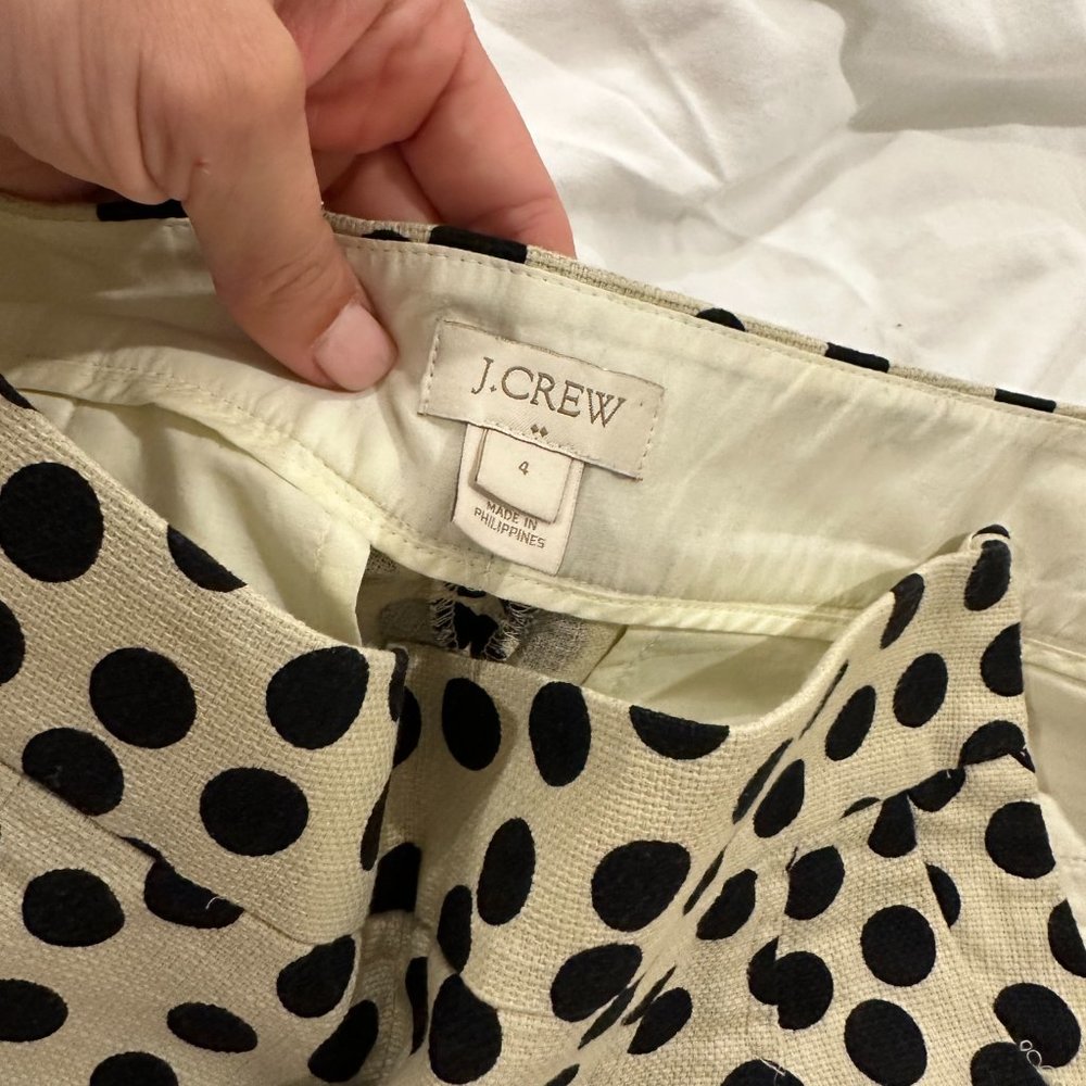JCrew High waisted polka dot shorts - Picture 3 of 4